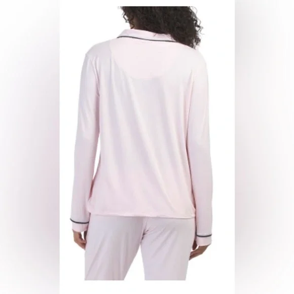 Born Notch Collar Pajama Set in Pink!